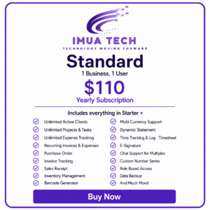 Invoicing Yearly Standard Plan